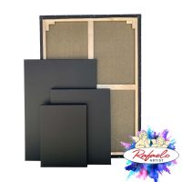 Black stretched canvas 2x4-1